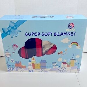 $49 New! OSAKA Super Soft Baby/ Toddler Blanket in Cars Design